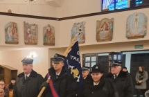 Druhowie w kościele. Uroczysta msza 