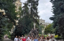 Grupa rodzin ze swietlicy parafialnej